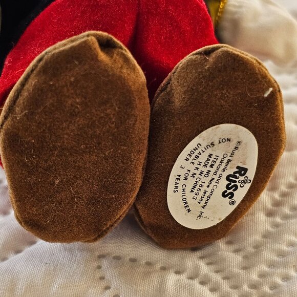 Russ Storybook Troll Pinocchio Plush Doll 5" Collectible With Tag - Picture 5 of 7